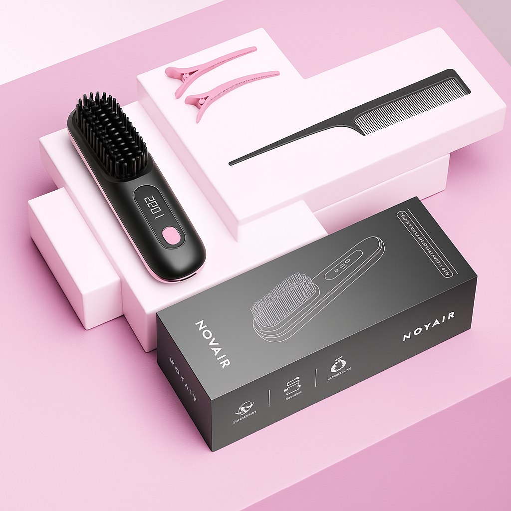 NOYAIR™ GoBrush Pro – Sleek Hair in Seconds, Anywhere