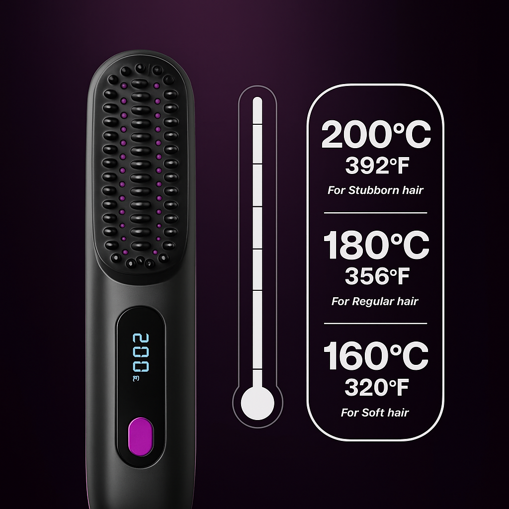 NOYAIR™ GoBrush Pro – Sleek Hair in Seconds, Anywhere