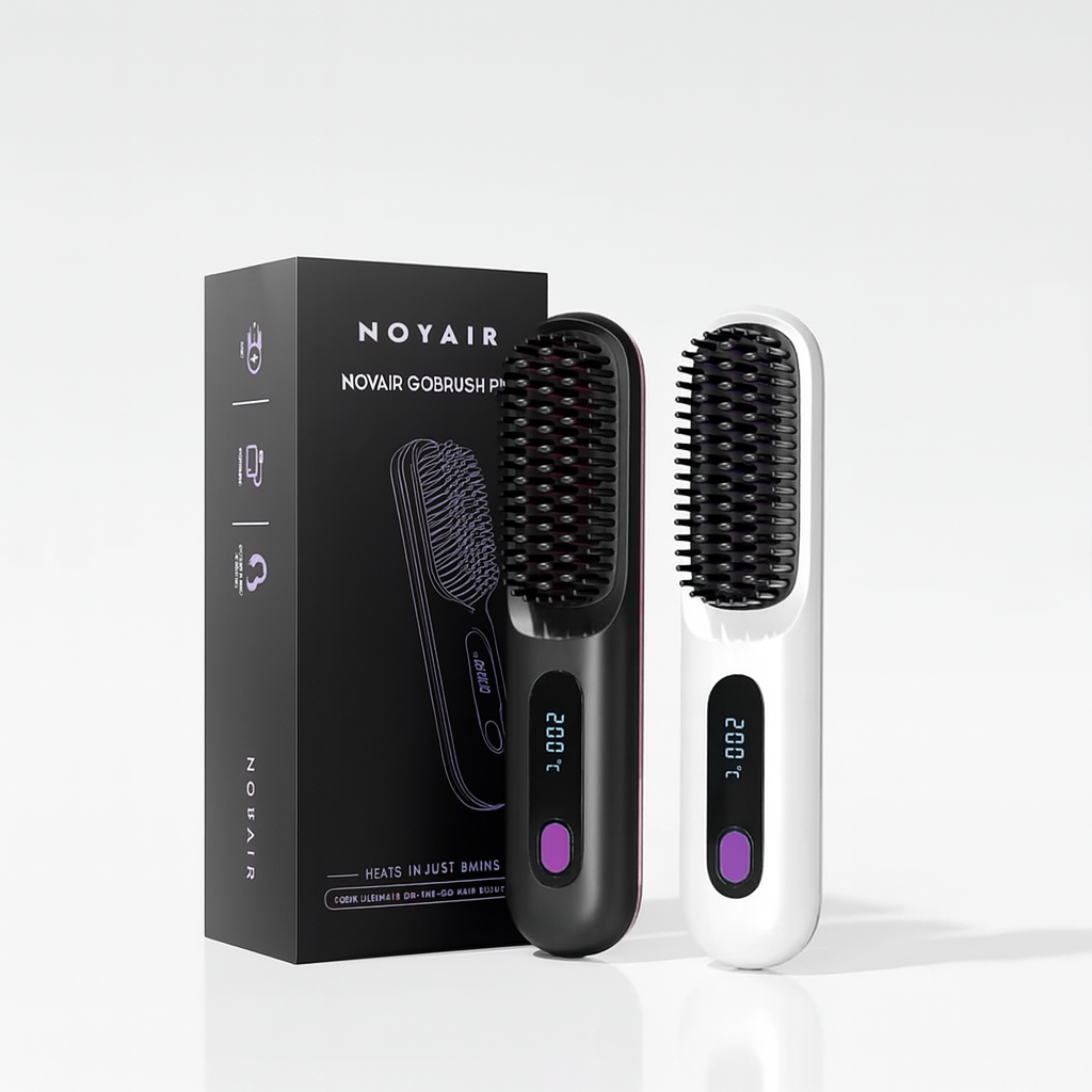 NOYAIR™ GoBrush Pro – Sleek Hair in Seconds, Anywhere