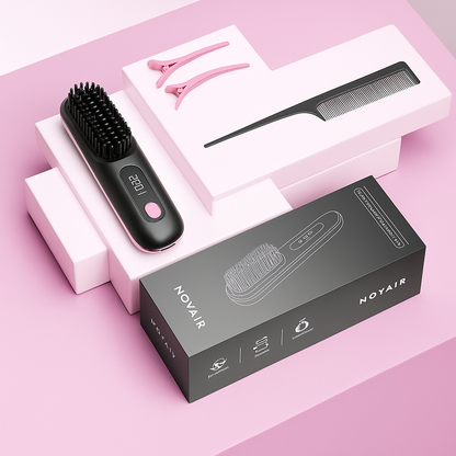 NOYAIR™ GoBrush Pro – Sleek Hair in Seconds, Anywhere